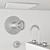 KOHLER Faucet & Shower Combo 3D model small image 1