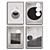 InteriorsHome Poster Set 40: Aesthetic Frames Included 3D model small image 1