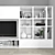 Elegant TV Stand Set with Storage 3D model small image 2