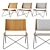 Modern SRA1 Chair: Sleek Design by Abraham & Rol 3D model small image 2