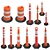 Ultimate Road Cones Set 3D model small image 2