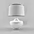 Pearl-Embellished Table Lamp 3D model small image 1