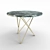 Cosmo August Marble Coffee Table 3D model small image 1