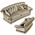 Montellassi Piccadilly Sofa: Timeless Elegance 3D model small image 2