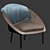 Modern Lounge Armchair in 3dsmax 3D model small image 2