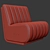 Cozy Modern Armchair 3D model small image 2