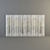Golden Metallic Concrete Wall Panel 3D model small image 2