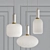 Minimalist White Chinese Lantern: Ferm Living 3D model small image 1