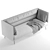 Modern Comfort Sofa 3D model small image 2