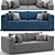 Modern Tancredi Sofa: Stylish Comfort for Your Home 3D model small image 1