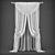 Classic Style Curtains 3D model small image 2