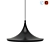 Scandinavian Style Iron & Glass Ceiling Lamps 3D model small image 3