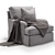 Baker's Choice Simmons Chair 3D model small image 2