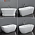 Ravak  Freestanding Bathtub Set - The Perfect Bath Experience 3D model small image 1