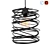 Scandinavian Style Ceiling Lamp Set 3D model small image 2