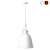Modern Scandinavian Glass Ceiling Lamp 3D model small image 3
