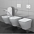 RAVAK Classic RimOff Toilet 3D model small image 3