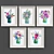 Contemporary Style Floral Art 3D model small image 2