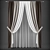 Modern Style Curtains 3D model small image 1