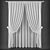 Modern Style Curtains 3D model small image 2