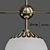 Dewdrop Globe Linear Chandelier 3D model small image 2