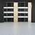 Sleek Sliding Door Closet Partition 3D model small image 2