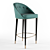 Brabbu Malay Bar Chair - Elegant and Stylish 3D model small image 1