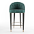 Brabbu Malay Bar Chair - Elegant and Stylish 3D model small image 2