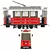 Retro Ride: Taksim Nostalgic Trem 3D model small image 2