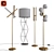 Adjustable Light Rods LED Floor Lamp 3D model small image 1