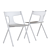 Sleek Plywood Stackable Chair 3D model small image 3