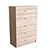 Modern Chest of Drawers: Available in 2 Colors 3D model small image 1