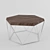 Hexagon Metal Coffee Table 3D model small image 1