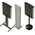 3DMax Sign Stand Set 3D model small image 3