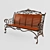 Elegant 1900mm Forged Bench 3D model small image 1