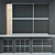 Minimalist Sliding Door Wardrobe 3D model small image 1