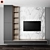 Title: SleekWall TV Stand 3D model small image 1