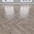 Oak Parquet Flooring: Herringbone, Linear, Chevron 3D model small image 2