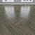 Oak Parquet Flooring: Herringbone, Linear, Chevron 3D model small image 2