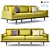 Elegant Vientiane Sofa 3D model small image 1