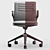 Vitra AC 5 Studio Chair in Gray 3D model small image 3
