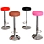 Guyou Modern Bar Chair 3D model small image 1