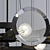 Elegant Six-Light Wall Sconce 3D model small image 2