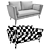 Scandi Comfort: FINYA Jane Sofa 3D model small image 2