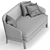Elegant Molteni & C CHELSEA Sofa 3D model small image 3