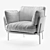  Cloud LN1: Modern Armchair by Luca Nichetto 3D model small image 3