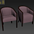 London Tub Lounge Chair: Modern Comfort for Your Space 3D model small image 3