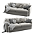 Lounge II 93" Sofa - Elegant Comfort 3D model small image 2