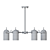 Industrial Style Adjustable Chandelier 3D model small image 3