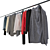 Versatile Hanger Set for Wardrobes 3D model small image 3